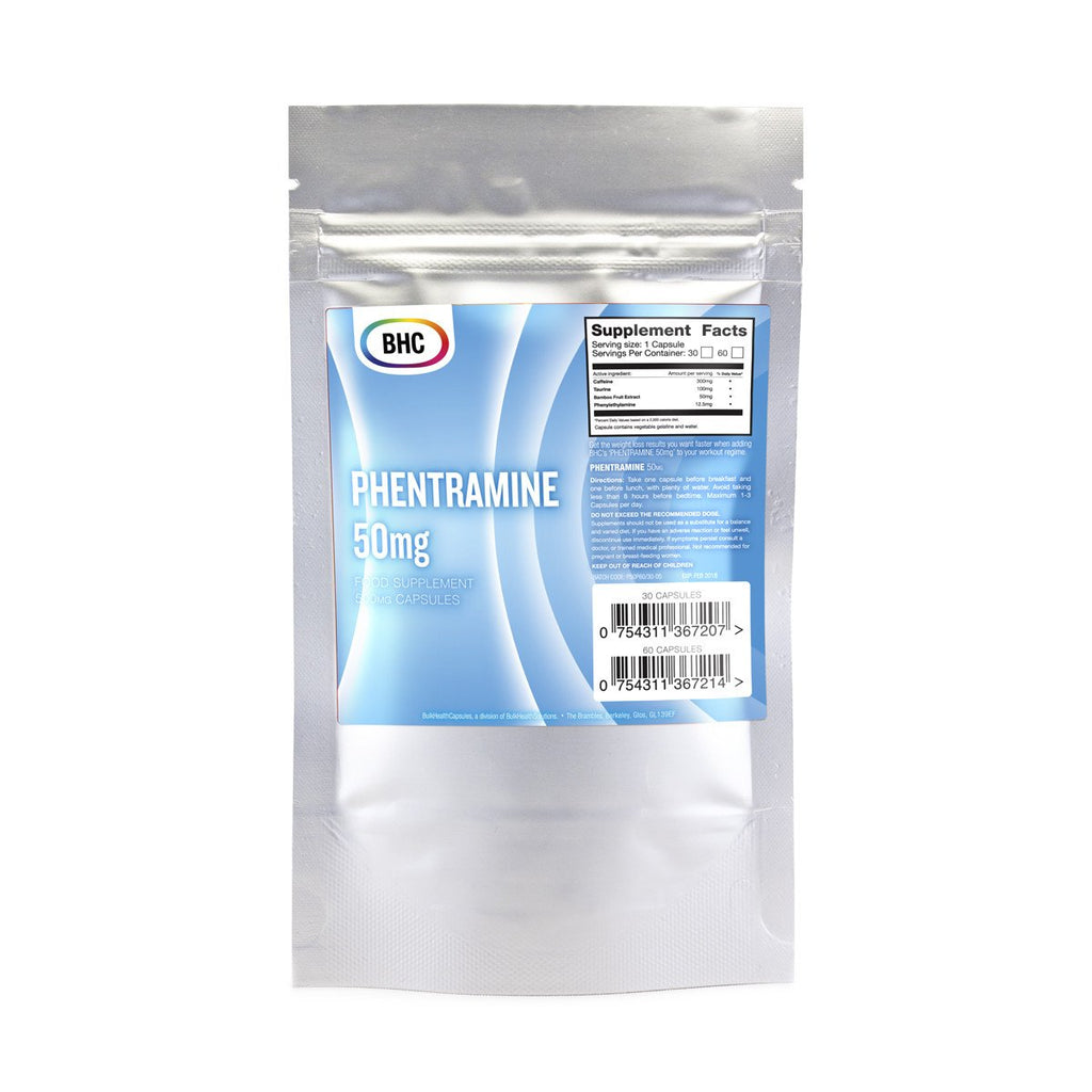 PHENTRAMINE 50mg UK | 5 Star Reviews | Quality Assured - Bulkhealthcapsules