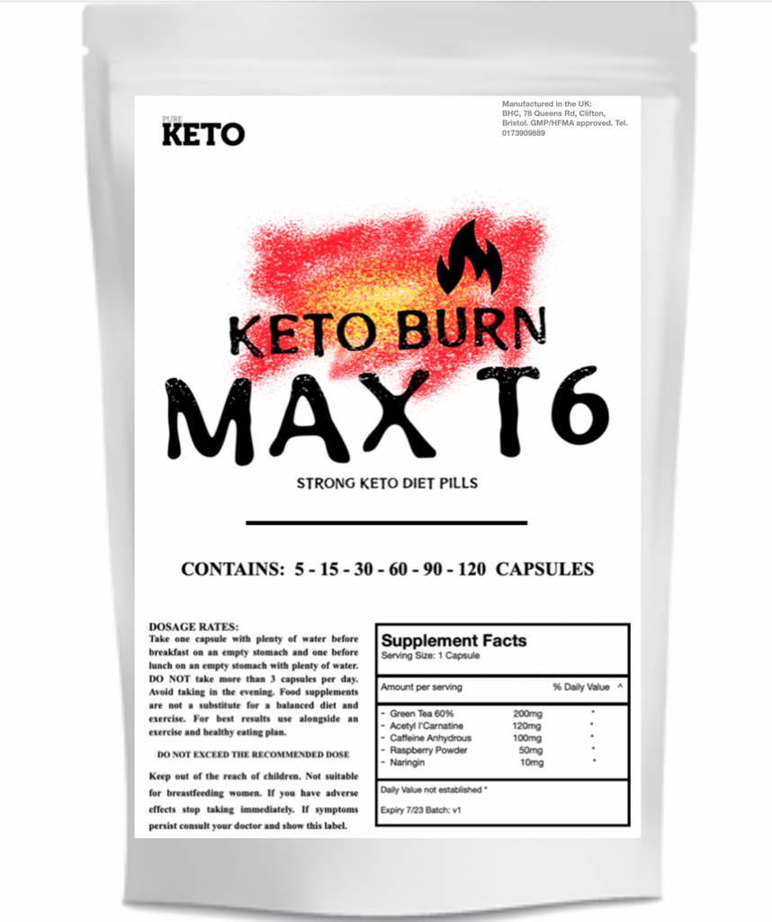 KETO BURN MAX T6 - Bulkhealthcapsules 