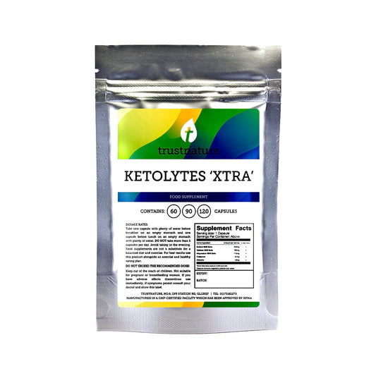 Ketolytes Xtra™ | Electrolyte Food Supplement Capsules | 30-120 Caps